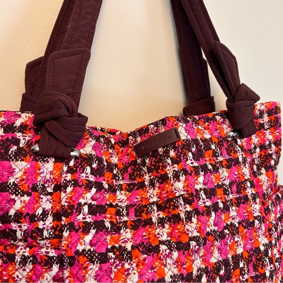 NWT Vera Bradley Hadley Tote in Houndstooth / Tweed - Picture 4 of 16